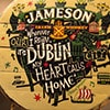 Close up of a barrel sign at Jameson Whiskey distillery