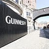 Guinness written along St James' Gate