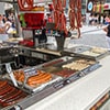 A sausage stall in Prague