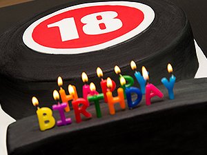 The LNOF 18th birthday cake