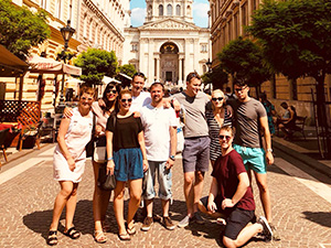 An LNOF group shot in Budapest