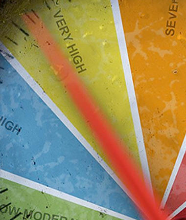 Freed-o-meter Icon - Gauge showing number of hen do groups