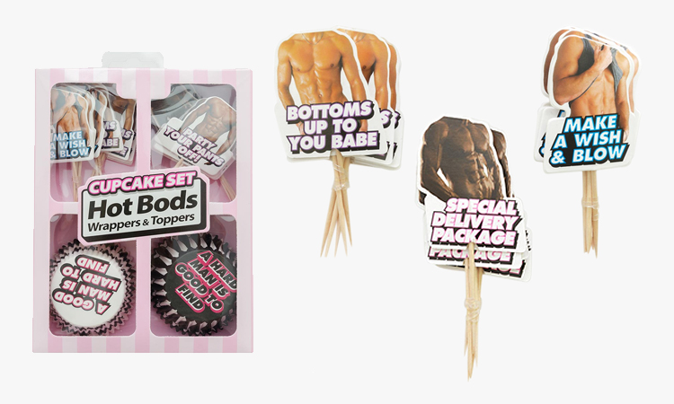 Hot Bods Cupcake Set in a box