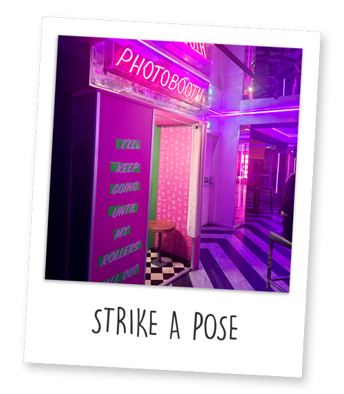 The photobooth at Tonight Josephine