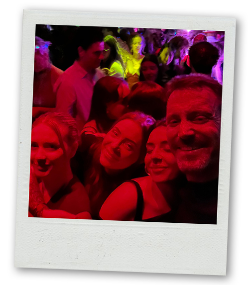 Becky, Christie, Phoebe and Matt in Copper Face Jacks