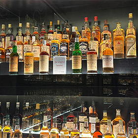  A large selection of whisky 