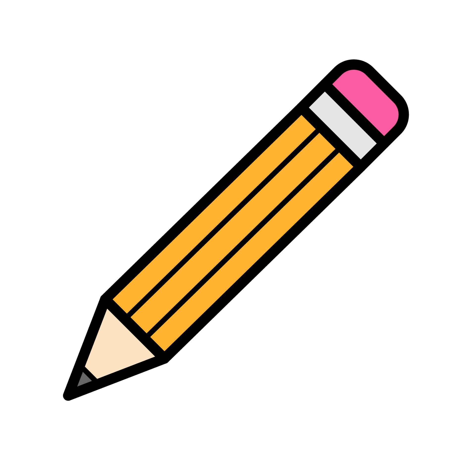 Cartoon Icon - Pencil