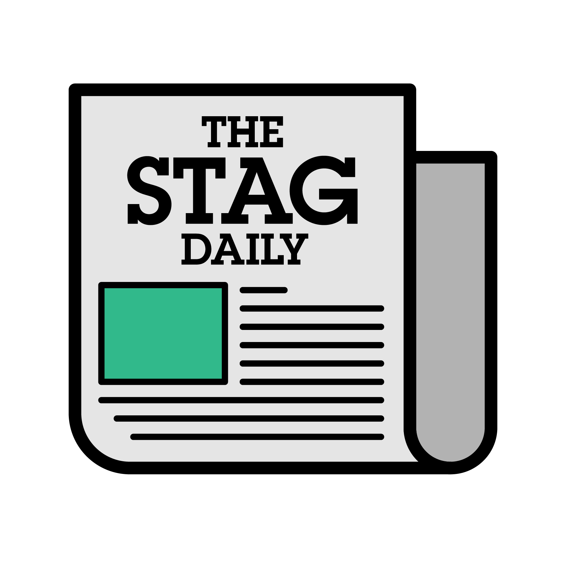 Cartoon Icon - Newspaper