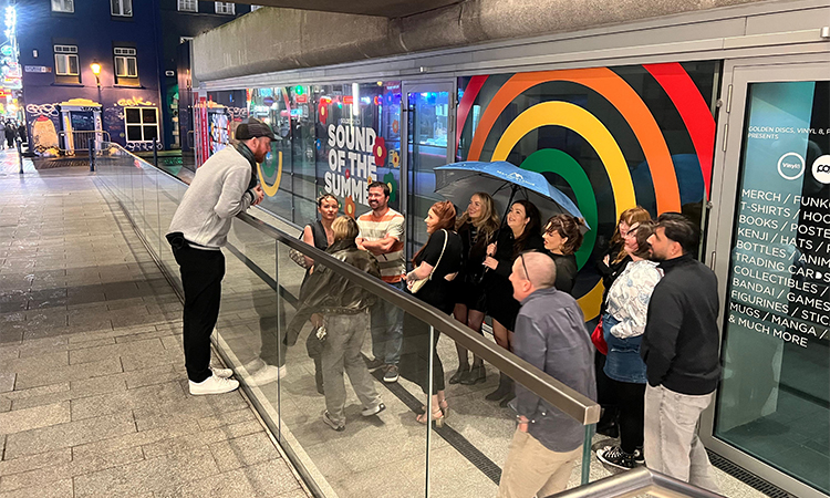 Team LNOF with Matt the Dublin bar crawl guide