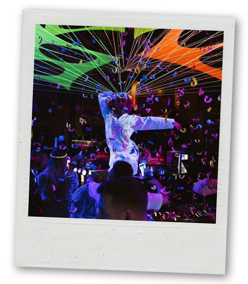 A Polaroid of the interior of Frankestein