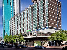 The exterior of Birmingham's Holiday Inn