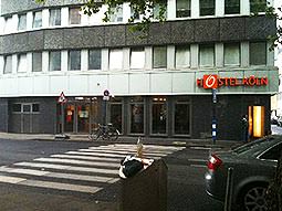The exterior of the Hostel Koln