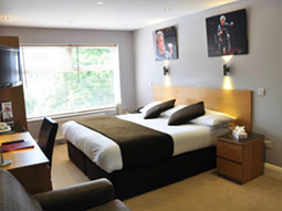 Image of Hotel Celebrity double room, with double bed and side tables