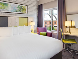 Stylish double room at The Leonardo in Manchester 