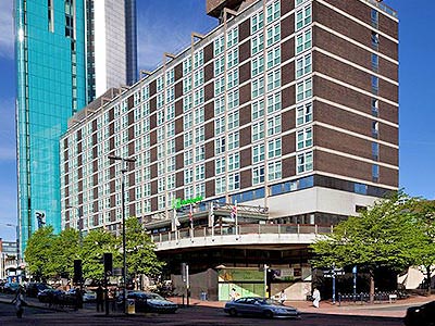 The exterior of Birmingham's Holiday Inn