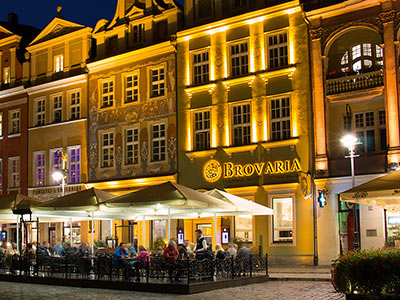 The exterior of Hotel Brovaria