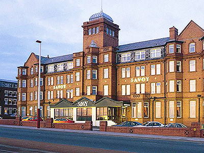 The grand exterior of The Savoy