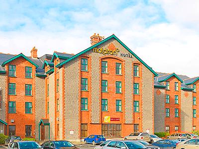 Building exterior of the Maldron Hotel during the day