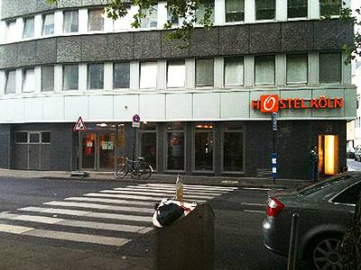 The exterior of the Hostel Koln