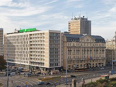 The exterior of the Metropol Hotel