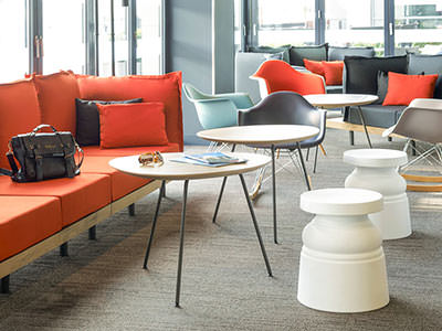 A chill out area in Ibis Bristol City Centre