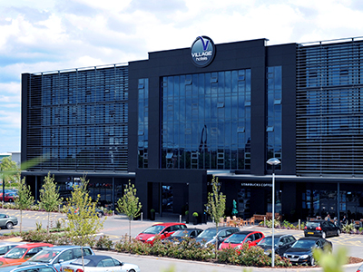The exterior of Village Hotel Club Leeds South