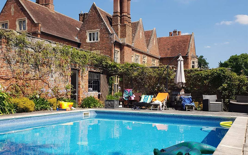 Relax by the pool 