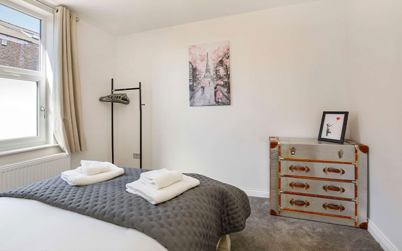 Nice big beds to jump into after your night out 