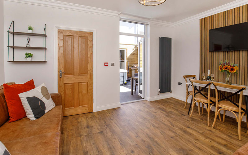 Chill out on the sofa and enjoy some TV 