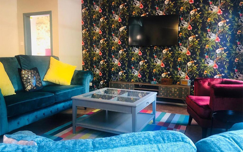 Chill out in your lovely living area 