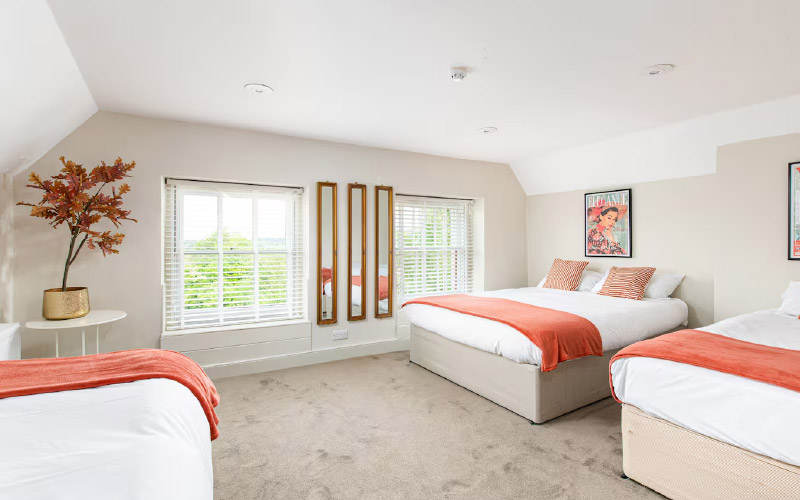 Each room is individually decorated 