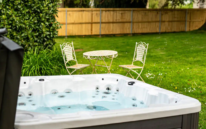 Soak in your own hot tub 