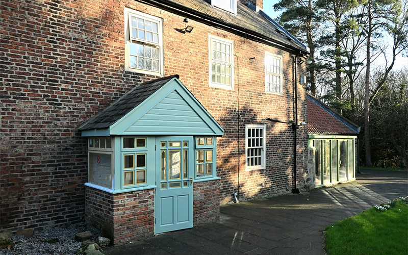  The exterior of the property 