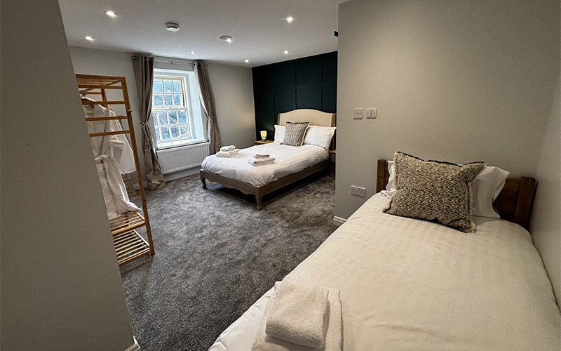 The rooms are minimal but tasteful 