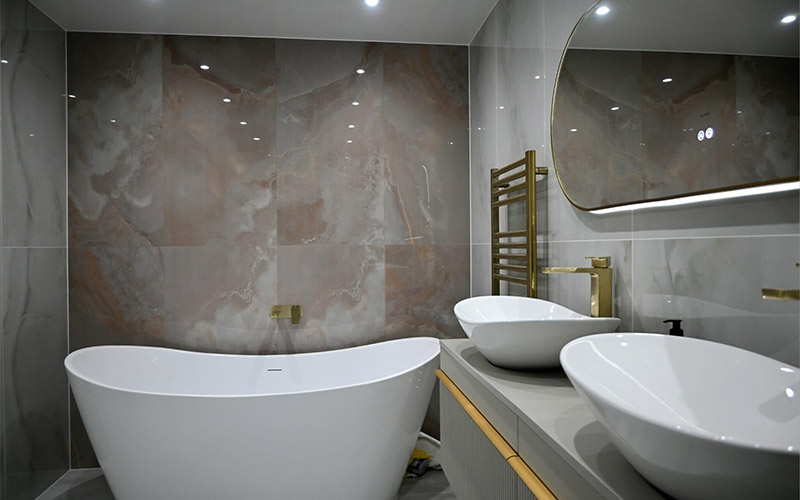 One of the bathrooms 