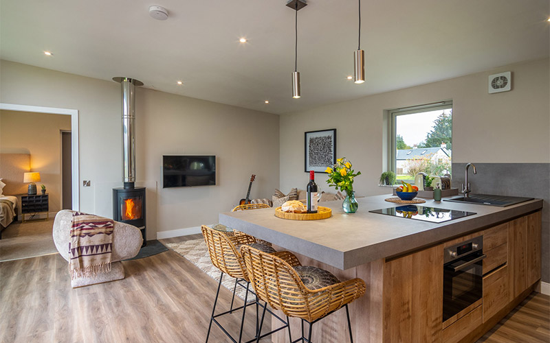 Each lodge has a state-of-the-art kitchen 