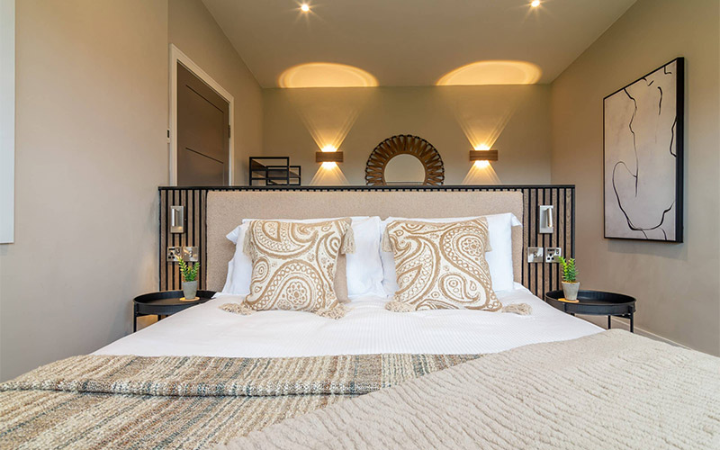 The rooms are modern and stylish 