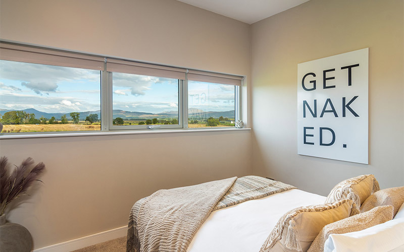 Enjoy fabulous views from your bedroom 