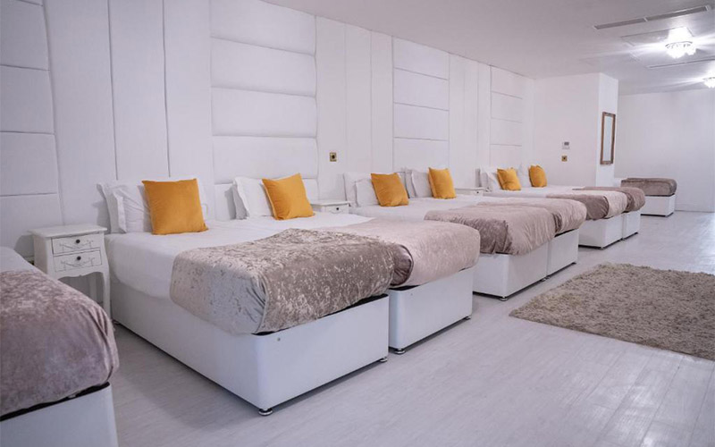 One of The Caves party suites 