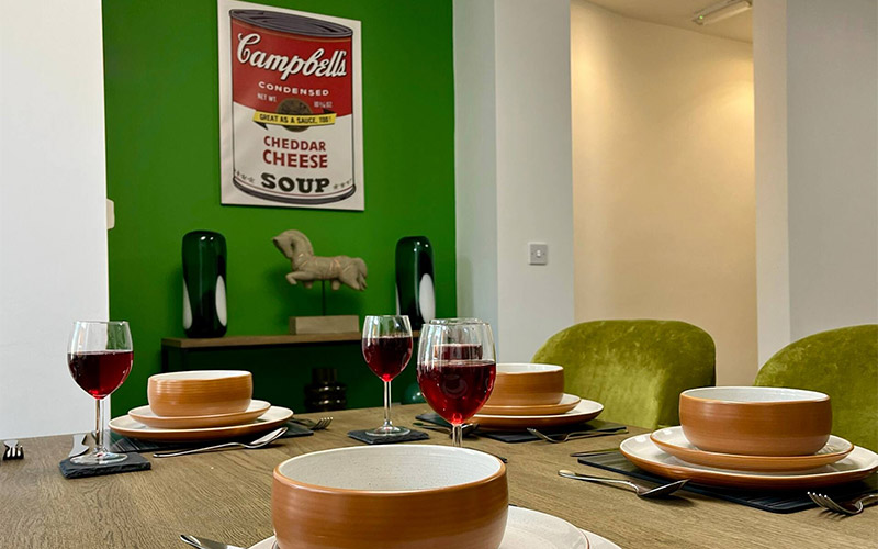 All crockery etc is included 