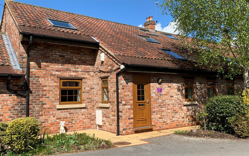 The exterior of the property 