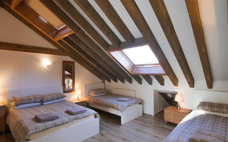 Quaint attic room