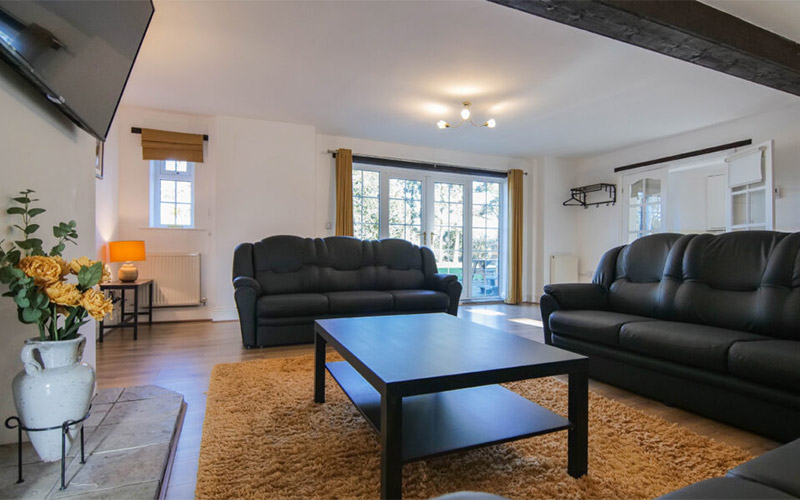 Relax with some TV in the front room 