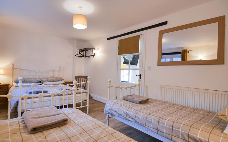 The rooms have a cosy and quaint feel to them 