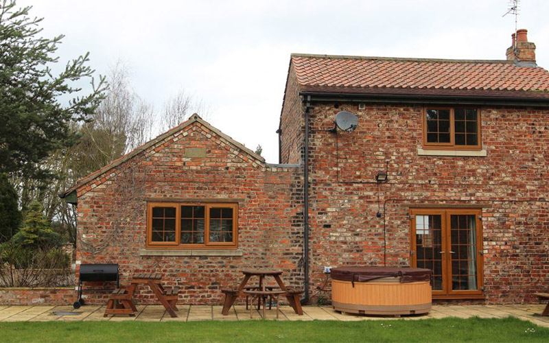 The back of the property where you