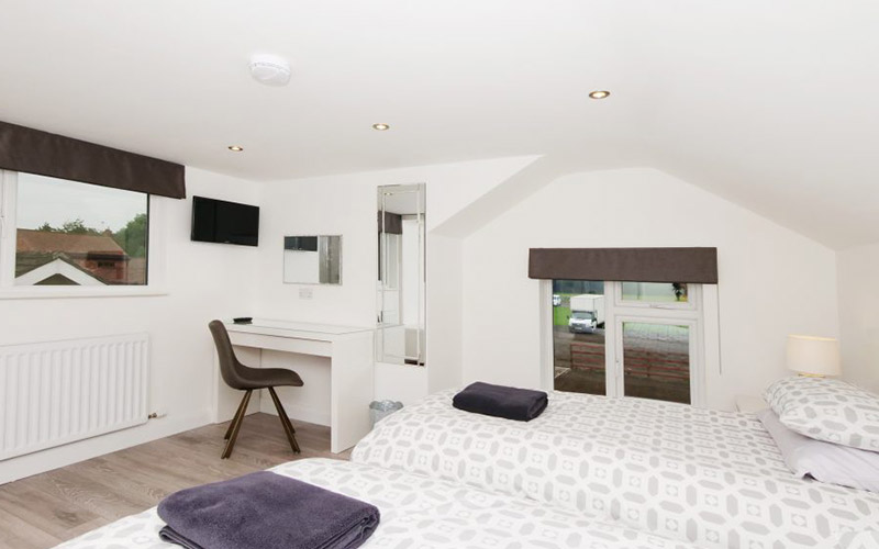 The second twin room 