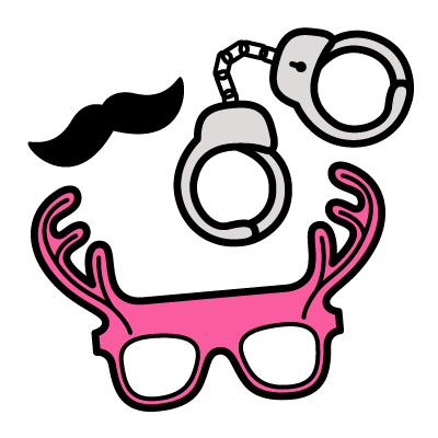 An illustrated icon of stag shop accessories