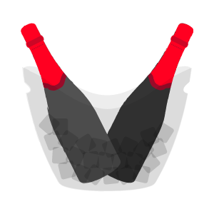 Geordie Shore Experience – Bottles of bubbly icon – VIP booth for you and up to 6 mates