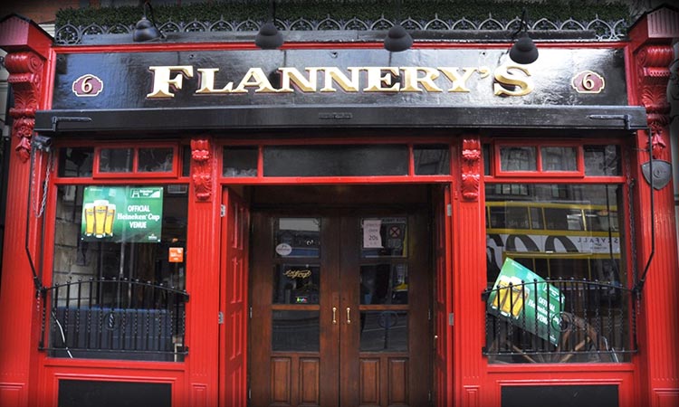Exterior of Flannery's