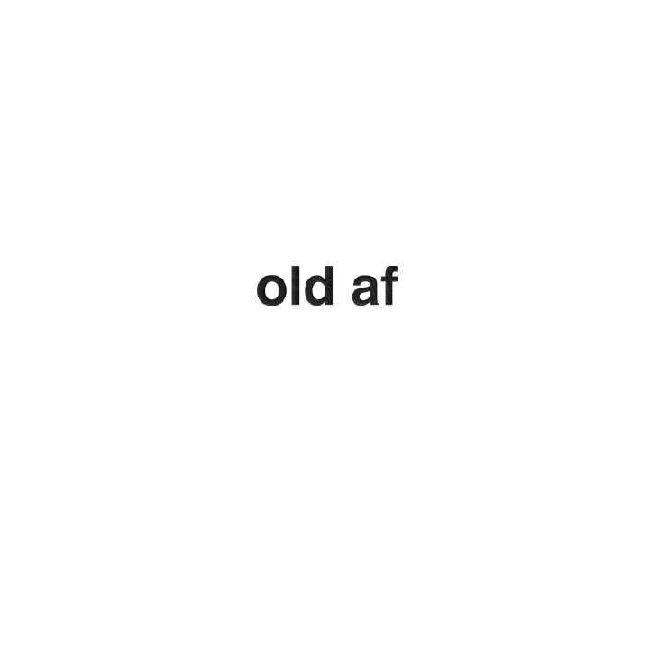Old AF Cap - front view
